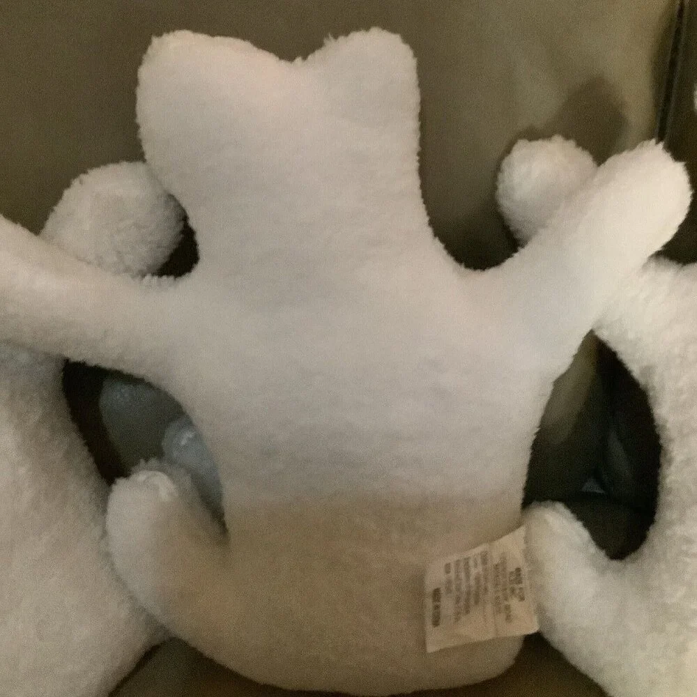 Ghost Shaped Huntington Halloween Set Of 2 Sherpa Cozy Pillows. New With Tags